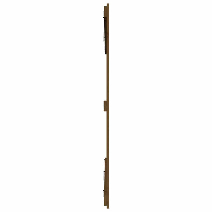 Tăblie de pat pentru perete, maro miere, 204x3x110 cm, lemn pin - WALTI WALTI