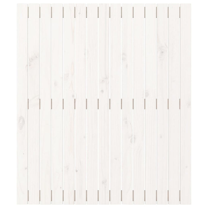 Tăblie de pat pentru perete, alb, 95,5x3x110 cm, lemn masiv pin - WALTI WALTI