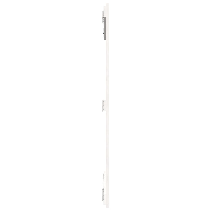 Tăblie de pat pentru perete, alb, 95,5x3x110 cm, lemn masiv pin - WALTI WALTI