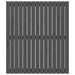Tăblie de pat pentru perete, gri, 95,5x3x110 cm, lemn masiv pin - WALTI WALTI