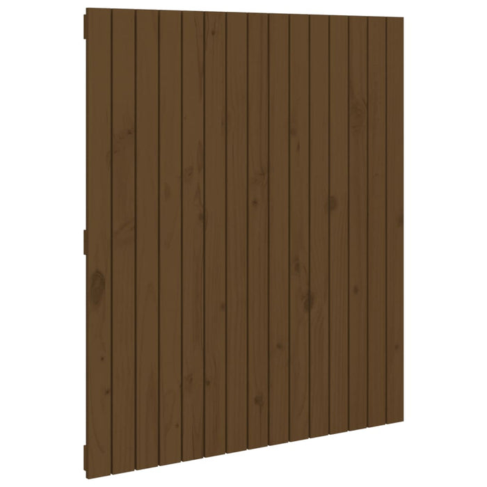 Tăblie de pat de perete maro miere 95,5x3x110 cm lemn masiv pin - WALTI WALTI