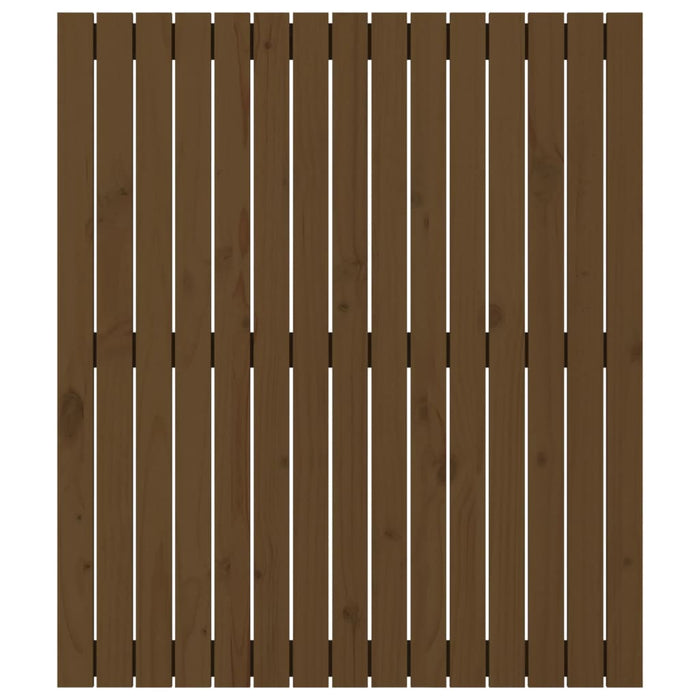 Tăblie de pat de perete maro miere 95,5x3x110 cm lemn masiv pin - WALTI WALTI