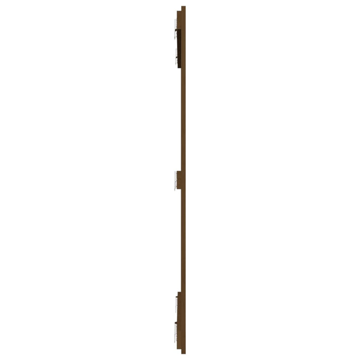 Tăblie de pat de perete maro miere 95,5x3x110 cm lemn masiv pin - WALTI WALTI