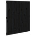 Tăblie de pat pentru perete, negru 95,5x3x110 cm lemn masiv pin - WALTI WALTI