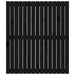 Tăblie de pat pentru perete, negru 95,5x3x110 cm lemn masiv pin - WALTI WALTI