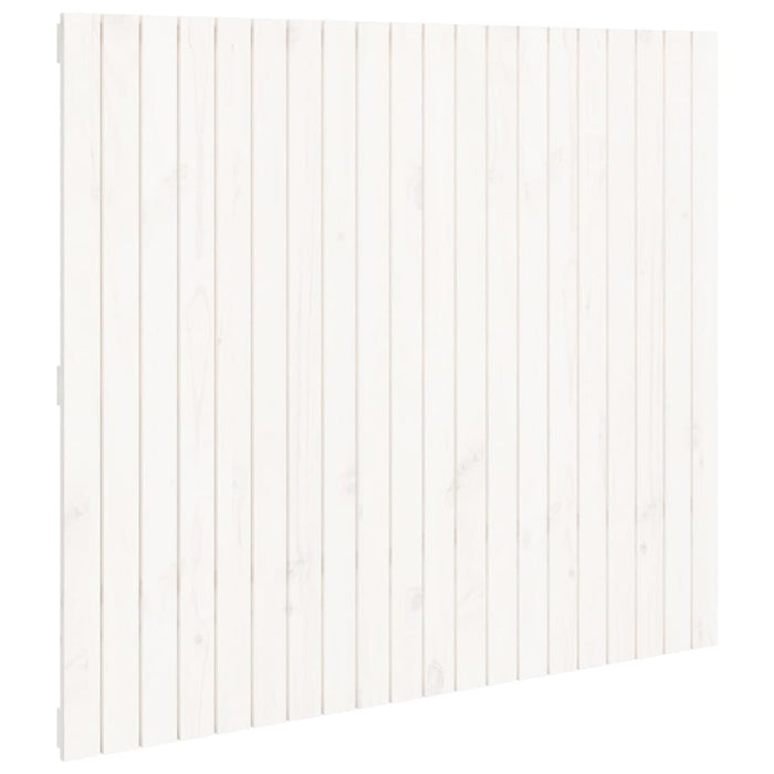 Tăblie de pat pentru perete, alb, 127,5x3x110 cm lemn masiv pin - WALTI WALTI