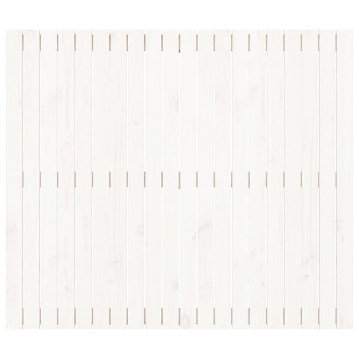Tăblie de pat pentru perete, alb, 127,5x3x110 cm lemn masiv pin - WALTI WALTI