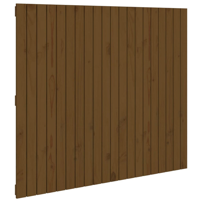 Tăblie de pat pentru perete, maro miere 127,5x3x110 cm lemn pin - WALTI WALTI