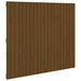 Tăblie de pat pentru perete, maro miere 127,5x3x110 cm lemn pin - WALTI WALTI