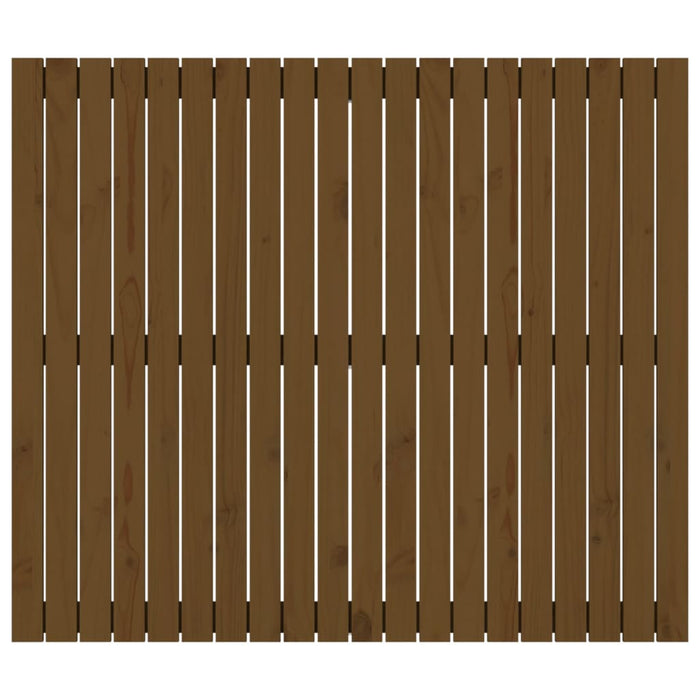 Tăblie de pat pentru perete, maro miere 127,5x3x110 cm lemn pin - WALTI WALTI