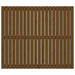 Tăblie de pat pentru perete, maro miere 127,5x3x110 cm lemn pin - WALTI WALTI