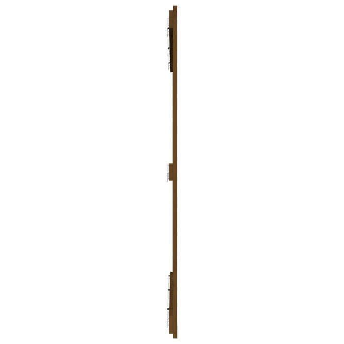 Tăblie de pat pentru perete, maro miere 127,5x3x110 cm lemn pin - WALTI WALTI