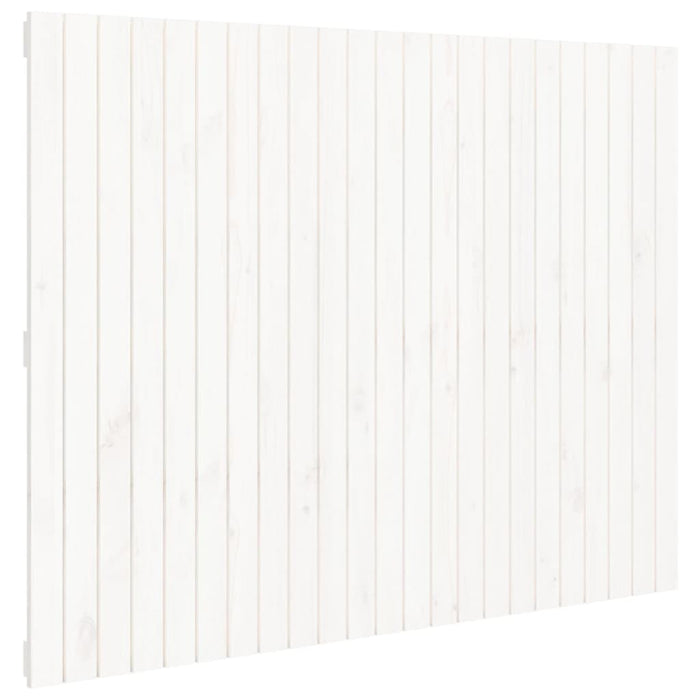 Tăblie de pat pentru perete, alb, 146,5x3x110 cm lemn masiv pin - WALTI WALTI