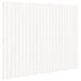 Tăblie de pat pentru perete, alb, 146,5x3x110 cm lemn masiv pin - WALTI WALTI