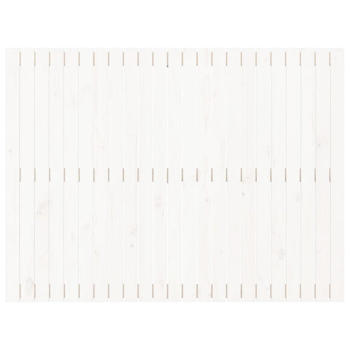 Tăblie de pat pentru perete, alb, 146,5x3x110 cm lemn masiv pin - WALTI WALTI