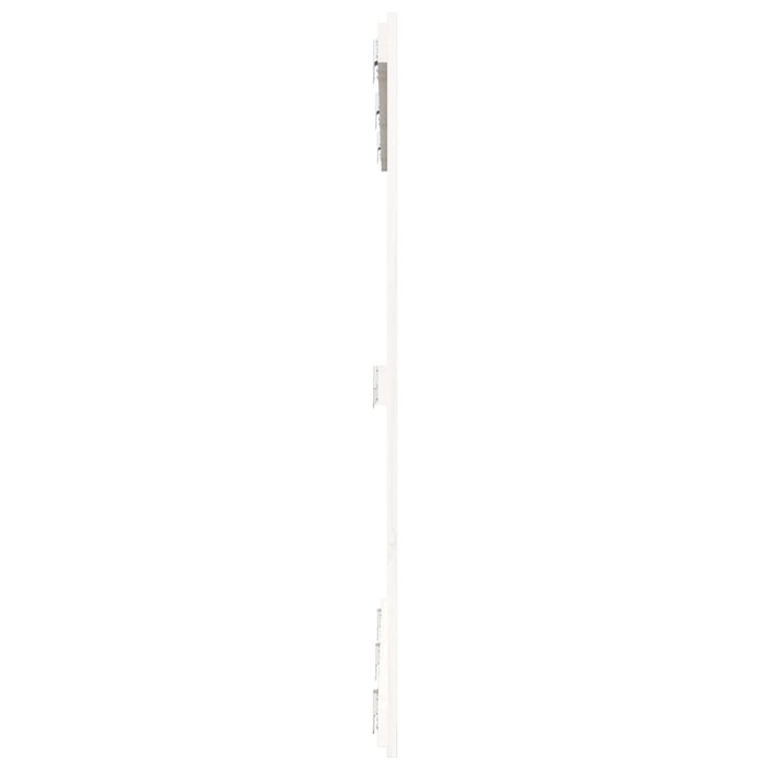 Tăblie de pat pentru perete, alb, 146,5x3x110 cm lemn masiv pin - WALTI WALTI