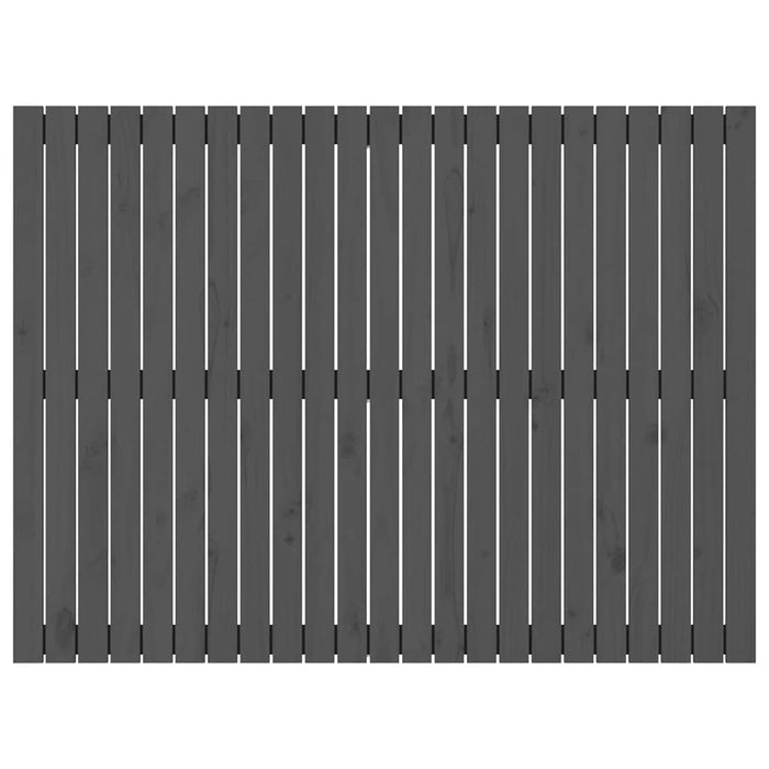 Tăblie de pat pentru perete, gri, 146,5x3x110 cm lemn masiv pin - WALTI WALTI