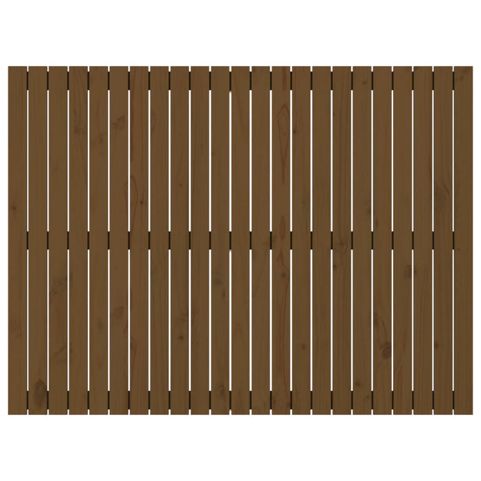 Tăblie de pat pentru perete maro miere 146,5x3x110 cm lemn pin - WALTI WALTI