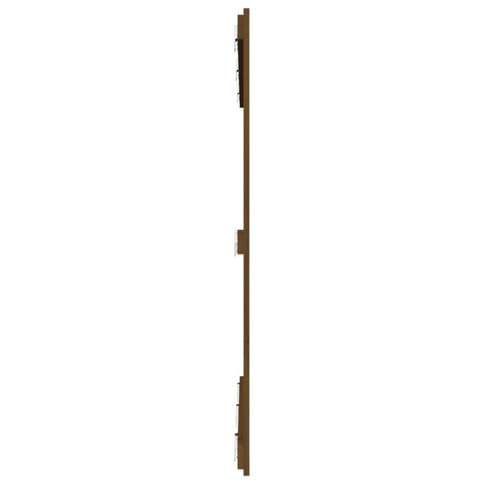 Tăblie de pat pentru perete maro miere 146,5x3x110 cm lemn pin - WALTI WALTI