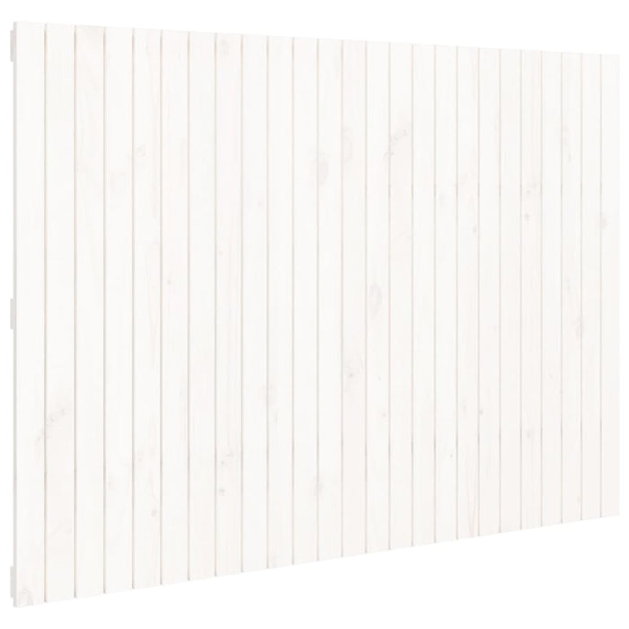 Tăblie de pat pentru perete, alb, 159,5x3x110 cm lemn masiv pin - WALTI WALTI