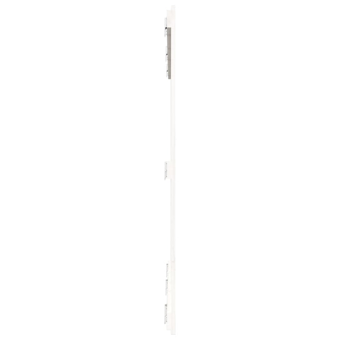 Tăblie de pat pentru perete, alb, 159,5x3x110 cm lemn masiv pin - WALTI WALTI