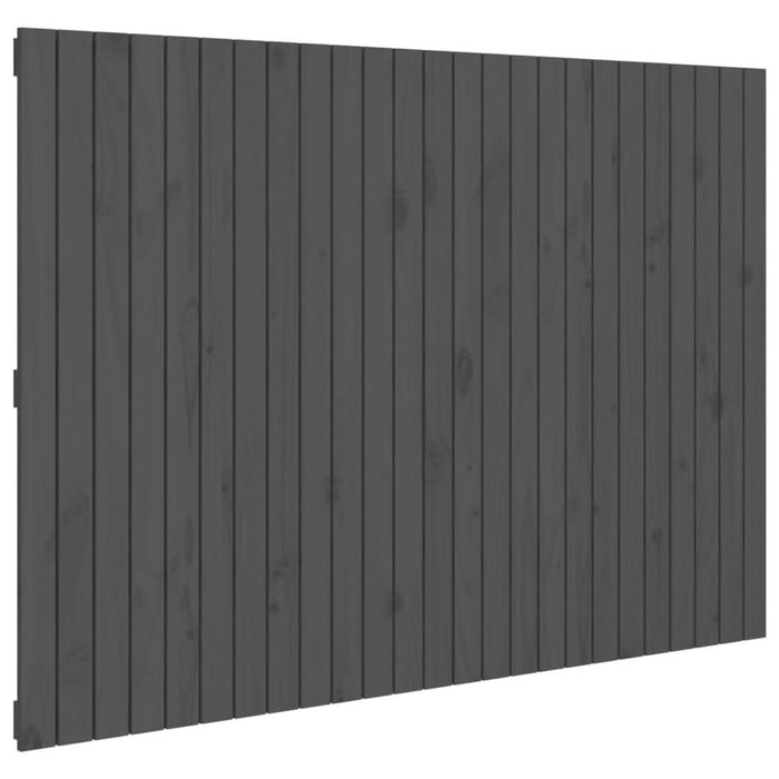Tăblie de pat pentru perete, gri, 159,5x3x110 cm lemn masiv pin - WALTI WALTI