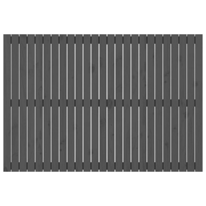 Tăblie de pat pentru perete, gri, 159,5x3x110 cm lemn masiv pin - WALTI WALTI