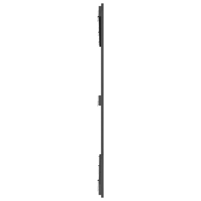 Tăblie de pat pentru perete, gri, 159,5x3x110 cm lemn masiv pin - WALTI WALTI