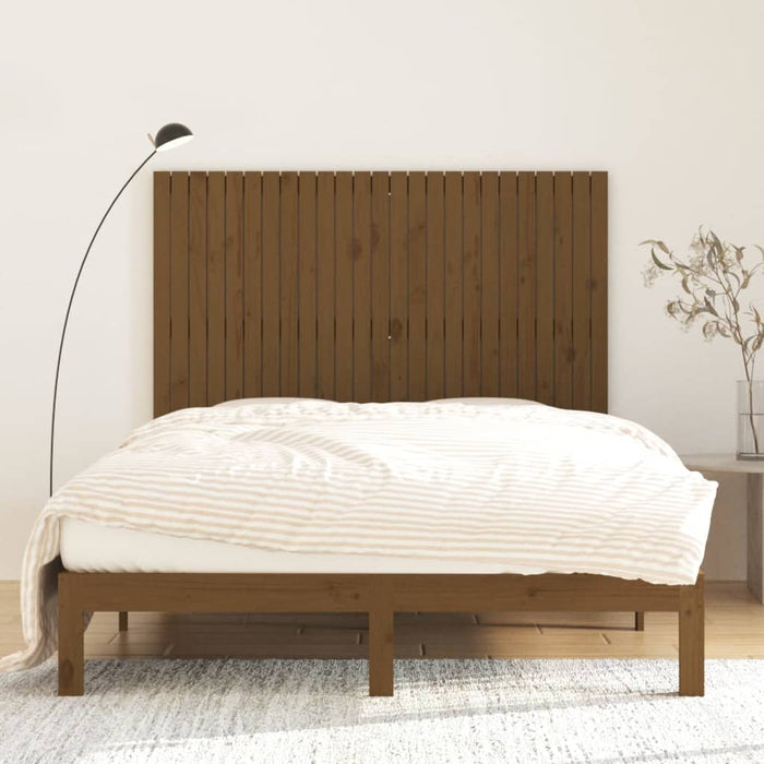 Tăblie de pat pentru perete, maro miere 159,5x3x110 cm lemn pin - WALTI WALTI