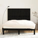 Tăblie de pat pentru perete negru 159,5x3x110 cm lemn masiv pin - WALTI WALTI
