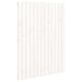 Tăblie de pat pentru perete, alb, 82,5x3x110 cm, lemn masiv pin - WALTI WALTI