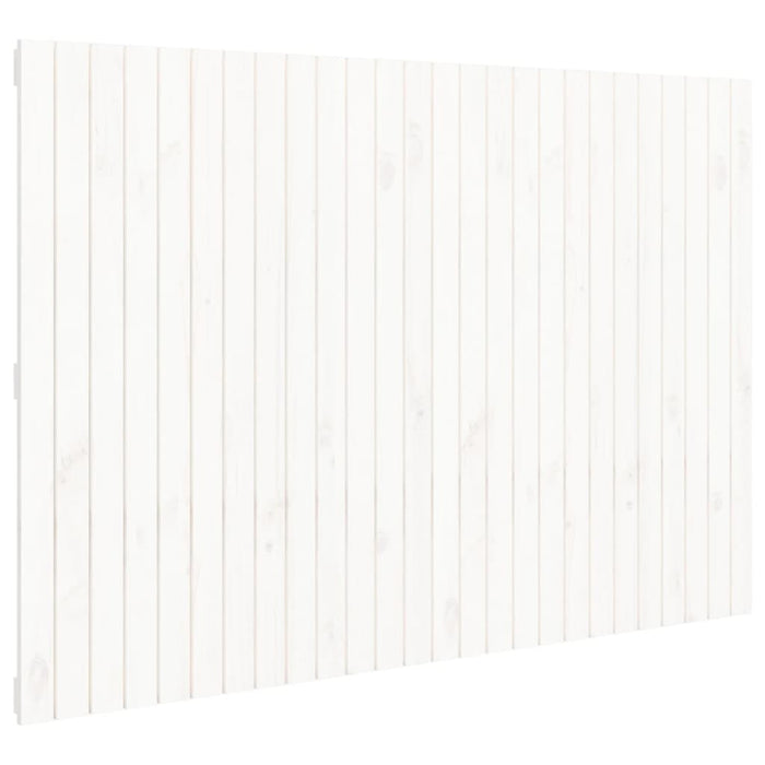 Tăblie de pat pentru perete, alb, 166x3x110 cm, lemn masiv pin - WALTI WALTI