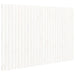 Tăblie de pat pentru perete, alb, 166x3x110 cm, lemn masiv pin - WALTI WALTI