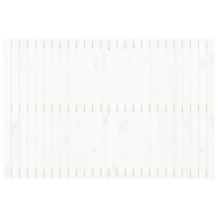 Tăblie de pat pentru perete, alb, 166x3x110 cm, lemn masiv pin - WALTI WALTI