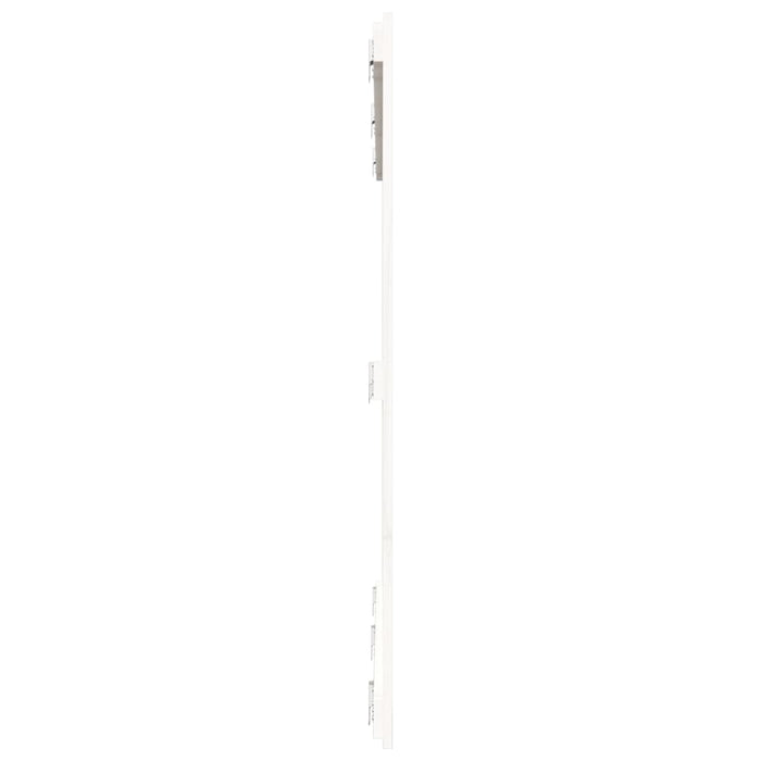 Tăblie de pat pentru perete, alb, 166x3x110 cm, lemn masiv pin - WALTI WALTI