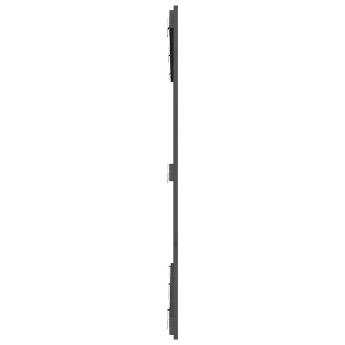 Tăblie de pat pentru perete, gri, 166x3x110 cm, lemn masiv pin - WALTI WALTI