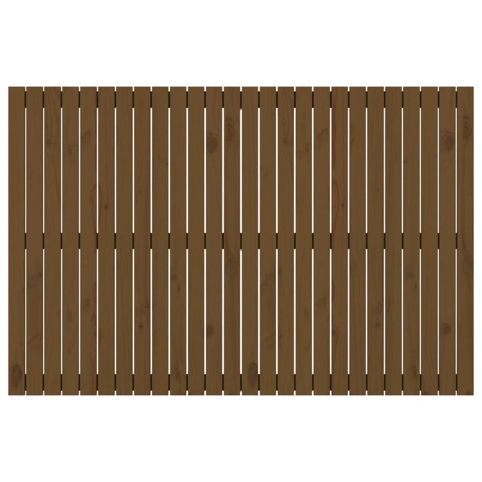 Tăblie de pat pentru perete, maro miere, 166x3x110 cm, lemn pin - WALTI WALTI