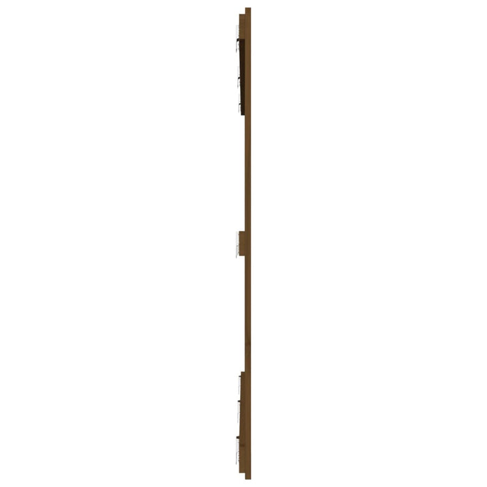Tăblie de pat pentru perete, maro miere, 166x3x110 cm, lemn pin - WALTI WALTI