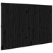 Tăblie de pat pentru perete, negru, 166x3x110 cm lemn masiv pin - WALTI WALTI
