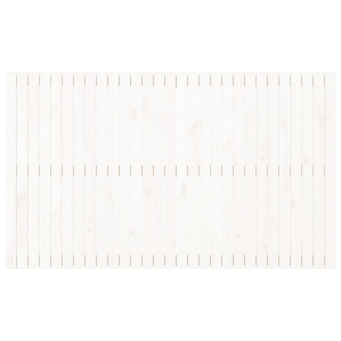 Tăblie de pat pentru perete, alb, 185x3x110 cm, lemn masiv pin - WALTI WALTI