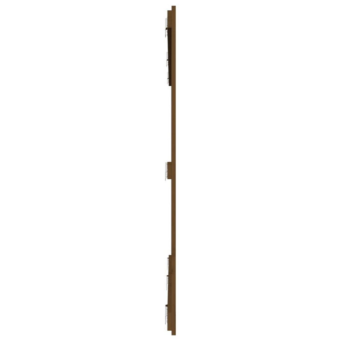 Tăblie de pat pentru perete, maro miere, 185x3x110 cm, lemn pin - WALTI WALTI