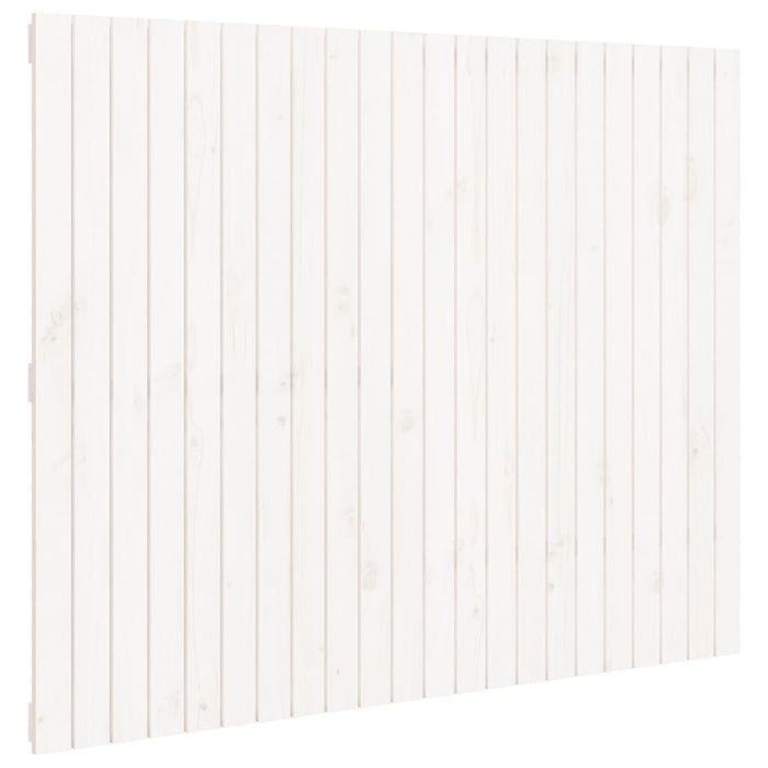 Tăblie de pat pentru perete, alb, 140x3x110 cm, lemn masiv pin - WALTI WALTI