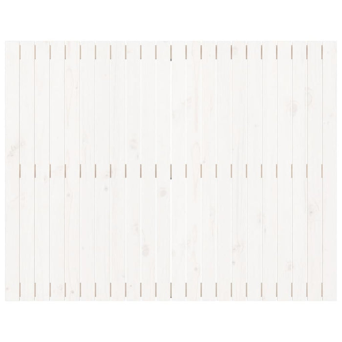 Tăblie de pat pentru perete, alb, 140x3x110 cm, lemn masiv pin - WALTI WALTI