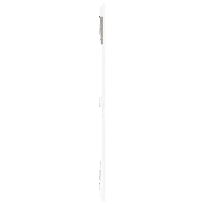 Tăblie de pat pentru perete, alb, 140x3x110 cm, lemn masiv pin - WALTI WALTI