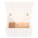Cutie de depozitare, alb, 58x40,5x42 cm, lemn masiv de pin - WALTI WALTI