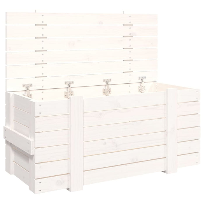 Cutie de depozitare, alb, 91x40,5x42 cm, lemn masiv de pin - WALTI WALTI
