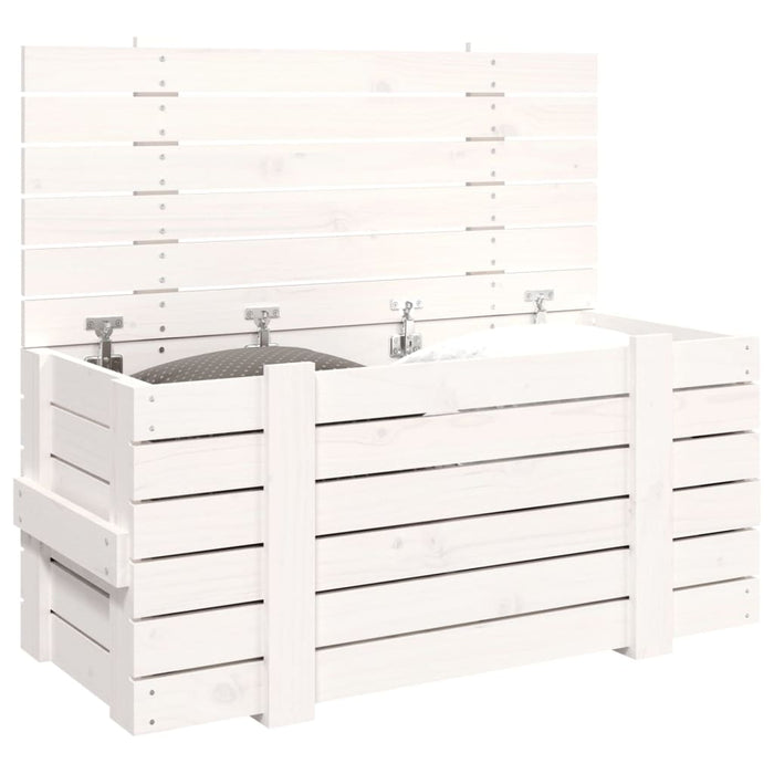 Cutie de depozitare, alb, 91x40,5x42 cm, lemn masiv de pin - WALTI WALTI