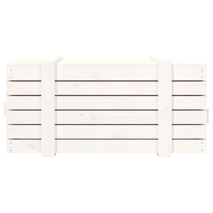 Cutie de depozitare, alb, 91x40,5x42 cm, lemn masiv de pin - WALTI WALTI