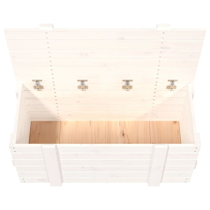 Cutie de depozitare, alb, 91x40,5x42 cm, lemn masiv de pin - WALTI WALTI