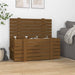 Cutie de depozitare, maro miere, 91x40,5x42 cm, lemn masiv pin - WALTI WALTI